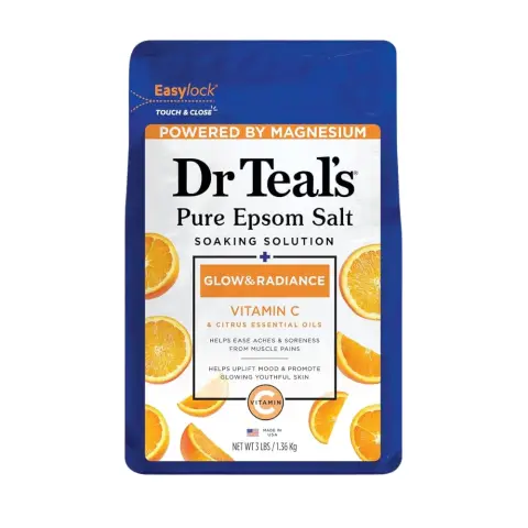 Dr Teals Epsom Salt Vitamin C & Citrus 1.36Kg thumbnail 1