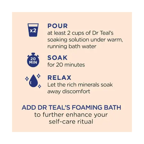 Dr Teals Epsom Salt Vitamin C & Citrus 1.36Kg thumbnail 3