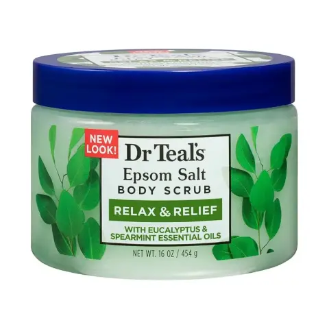 Dr Teals Exfoliate Eucalyptus Body Scrub 454G thumbnail 1