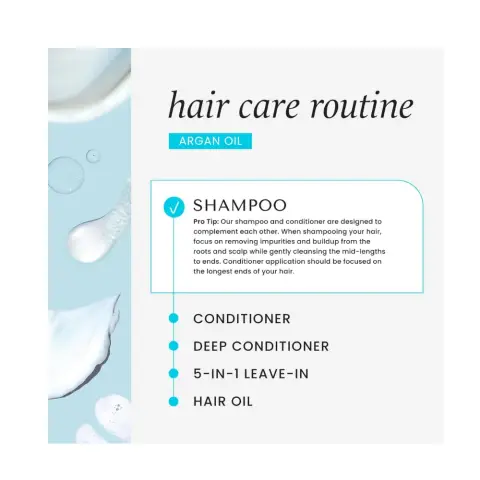 Hask Argan Oil Shampoo 355mL thumbnail 3