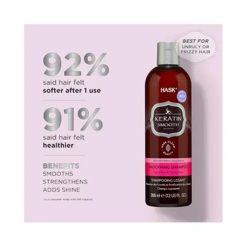Hask Keratin Protein Shampoo 355mL thumbnail 2