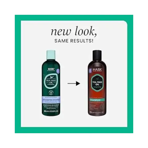 Hask Tea Tree Oil & Rosemary Shampoo 355mL thumbnail 2