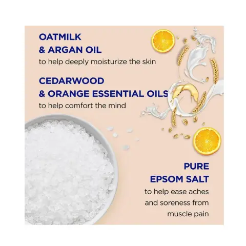 Dr Teals Epsom Oat Milk + Argan Oil Bath Salt 1.36Kg thumbnail 2