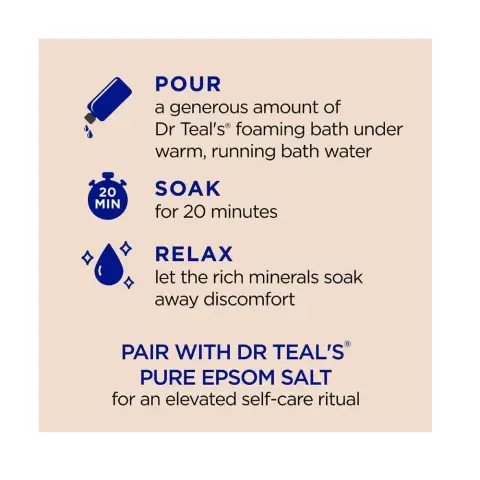 Dr Teals Epsom Oat Milk + Argan Oil Bath Salt 1.36Kg thumbnail 3