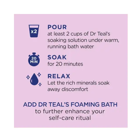 Dr Teals Epsom Salt Black Berry 1.36Kg thumbnail 3
