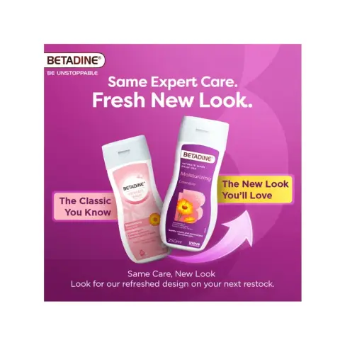 Betadine Intimate Wash Moisturizing Calendula 250mL thumbnail 2