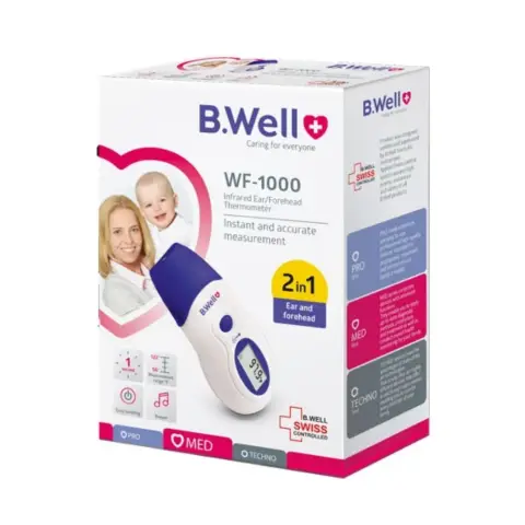 B.Well Infrared Ear/Forehead Thermometer Wf-1000 thumbnail 1