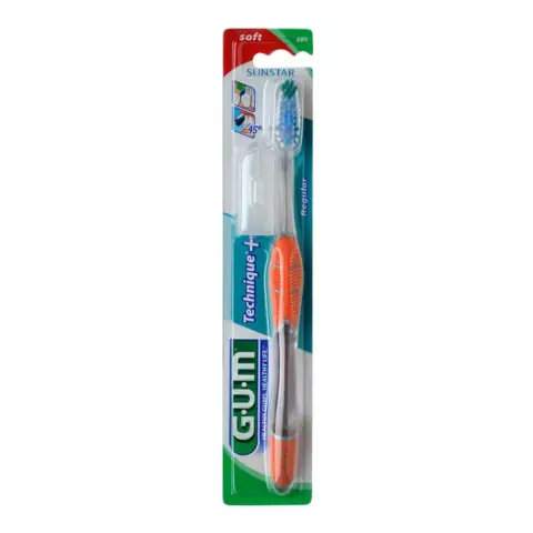 GUM Technique 490 Soft Bristle Full Head Toothbrush