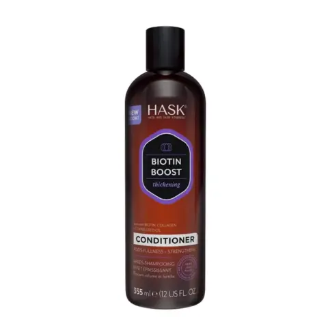 Hask Biotin Boost Thickening Hair Conditioner with Collagen & Coffee 355mL thumbnail 1