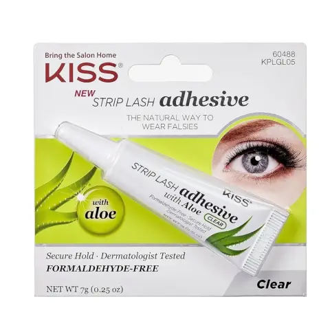 Kiss Strip Lash Glue Aloe Clear KPLGL05C thumbnail 1