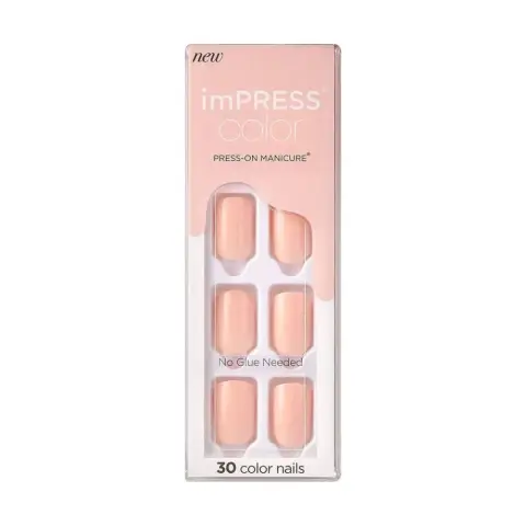 Kiss 7483 Impress Nails Peevish Pink Kimc009C thumbnail 1
