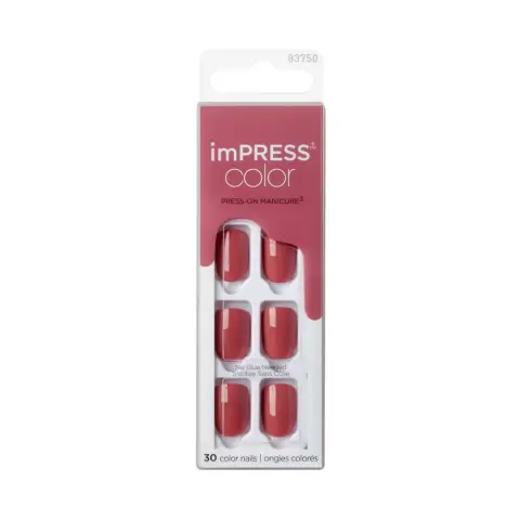 Kiss 7506 Impress Nails Platonic Pink Kimc011C thumbnail 1