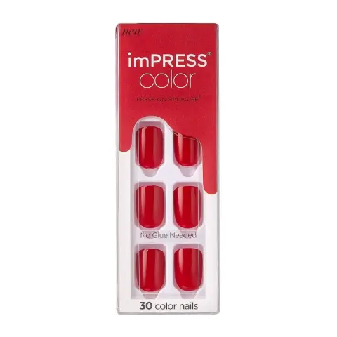 Kiss Impress Nails Reddy Or Not KIMC013C thumbnail 1