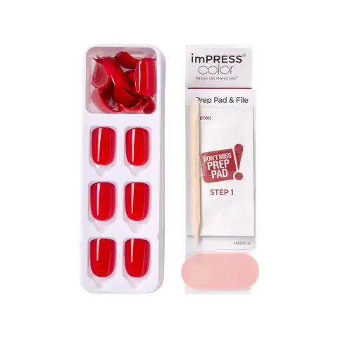 Kiss Impress Nails Reddy Or Not KIMC013C thumbnail 2