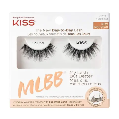 Kiss 4836 My Lash But Better So Real Kmbb03C thumbnail 1