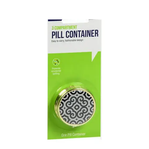 Easy Life Pill Container Fancy EL0158 (Designs May Vary) thumbnail 1