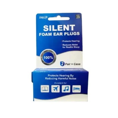Easy Life Silent Foam Ear Plugs EL0106 thumbnail 1
