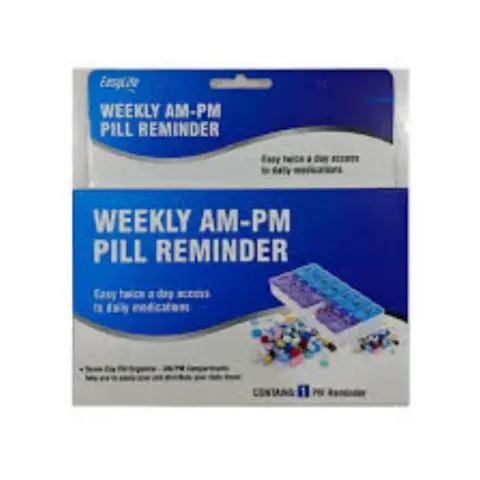 Easy Life Weekly AM/PM Pill Reminder EL0129 thumbnail 1