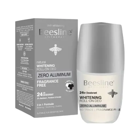 Beesline Whitening Deo Roll On Zero Aluminium 24Hr 50mL thumbnail 1