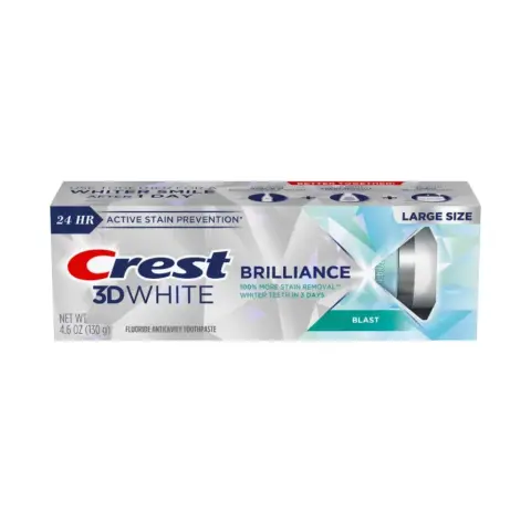 Crest 3D White Brilliance Blast Toothpaste 130g thumbnail 1