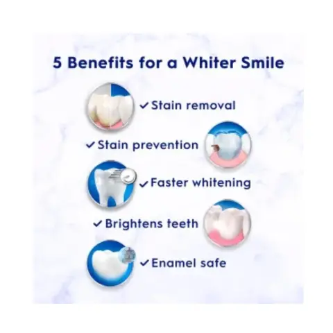 Crest 3D White Brilliance Blast Toothpaste 130g thumbnail 3