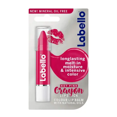 Labello Crayon Lipstick Hot Pink thumbnail 1
