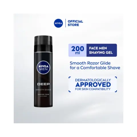 Nivea Deep Smooth Shaving Foam 200mL thumbnail 2
