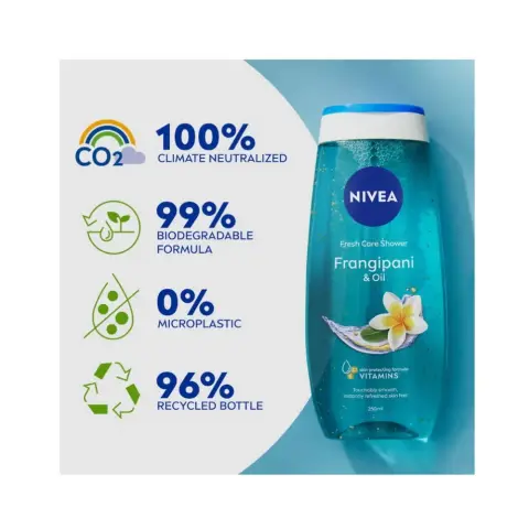 Nivea Frangipani & Oil Shower Gel 250mL thumbnail 3
