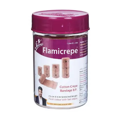 Flamingo Crepe Bandage 7.5 x 4M thumbnail 1
