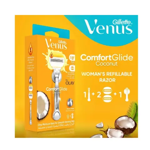 Gillette Venus Coconut Scent Plus Olay Razors 5s thumbnail 2