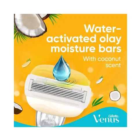 Gillette Venus Coconut Scent Plus Olay Razors 5s thumbnail 3