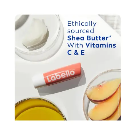 Labello Peach Shine Lip Balm 4g thumbnail 2