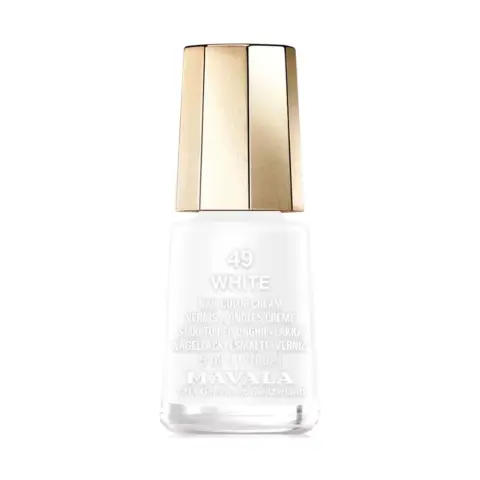 Mavala Mini Nail Polish 49 White 5mL thumbnail 1