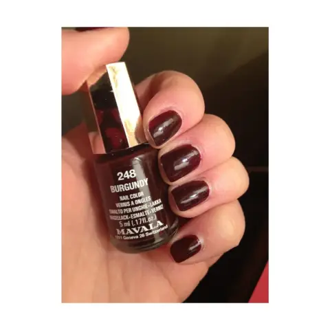 Mavala Mini Nail Polish 248 Burgundy 5mL thumbnail 2