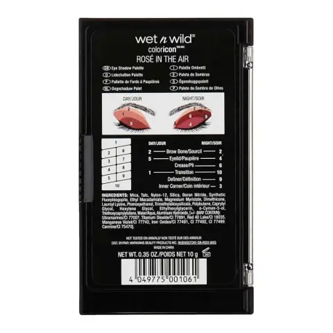 Wet N Wild Color Icon 10 Pan Palette-Rose In The Air E758 thumbnail 3