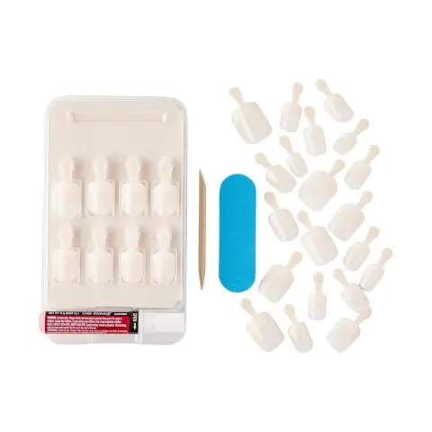 Kiss Salon Acrylic French Nails KAN01 Nude 28 Pieces thumbnail 3