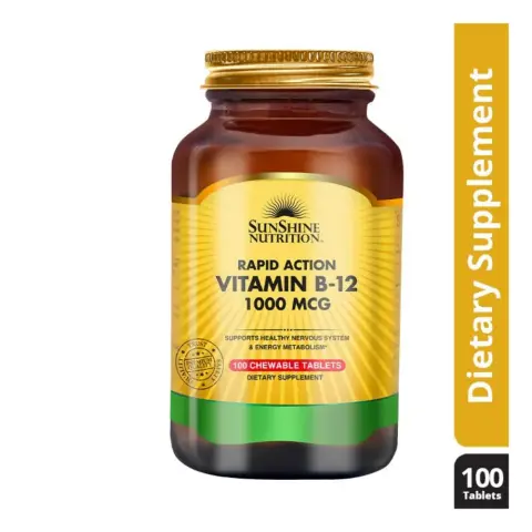 Sunshine Nutrition Vitamin B12 1000Mg Tablet 100S thumbnail 1
