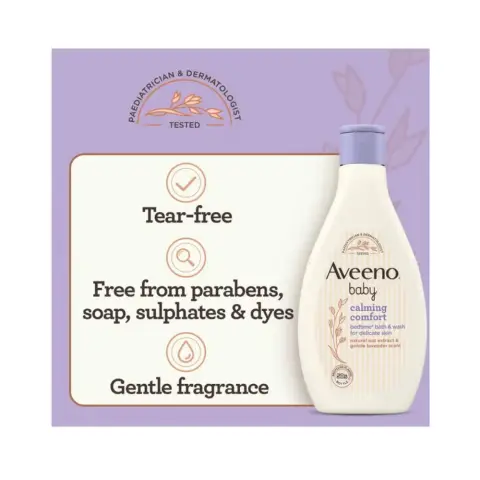 Aveeno Baby Calming Comfort Bath & Wash 250mL thumbnail 3