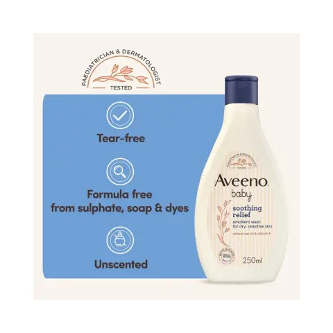 Aveeno Baby Soothing Relief Wash 250 mL thumbnail 3