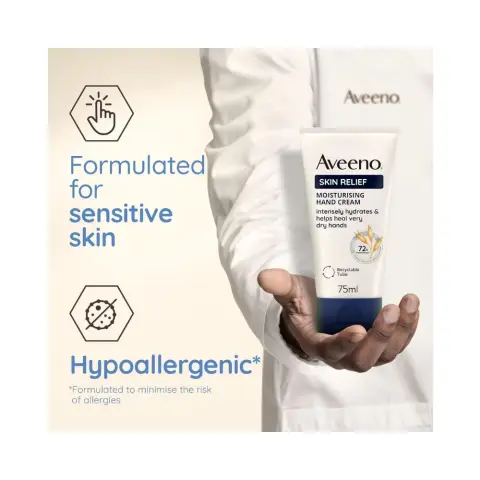 Aveeno Skin Relief Moisturising Hand Cream 75mL thumbnail 3