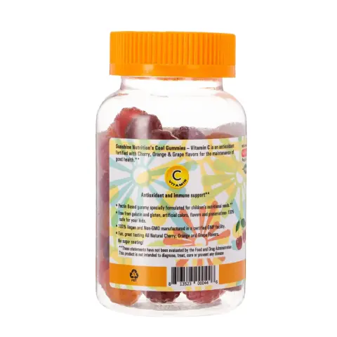 Sunshine Nutrition Vitamin C Cool Gummies For Kids 120 Gummies thumbnail 2