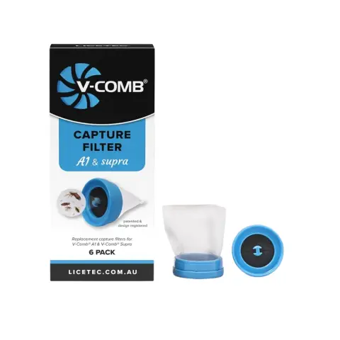 Licetec V-Comb Capture Filter 6 Pack thumbnail 1