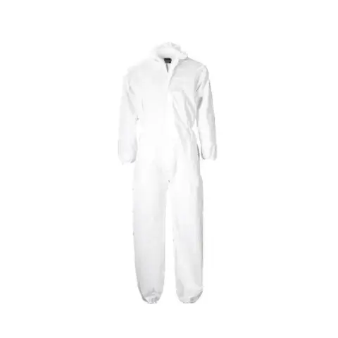 White Coverall L To 2Xl thumbnail 1