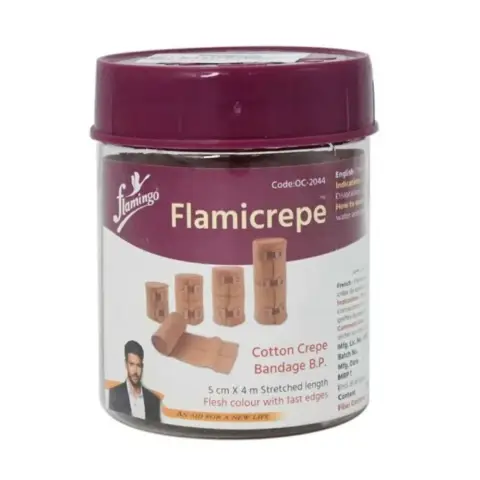 Flamingo Crepe Bandage 5cm X 4m
