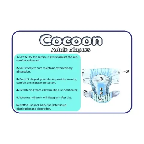 Cocoon Adult Diaper Medium 10S thumbnail 2