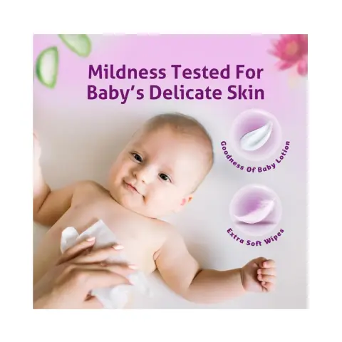 Himalaya Gentle Baby Wipes 56S thumbnail 2