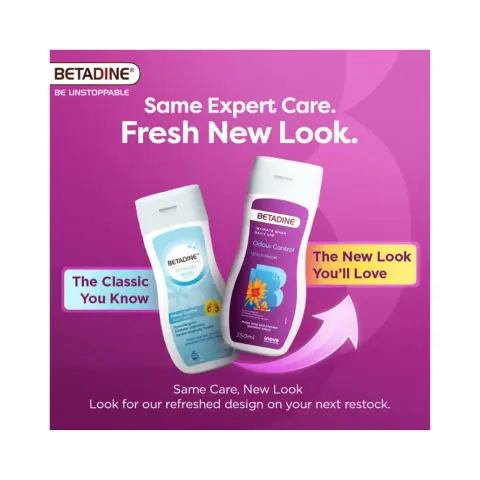 Betadine Intimate Wash Odour Control 250mL thumbnail 2
