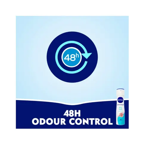 Nivea Dry Fresh Deodorant Spray 150mL thumbnail 4