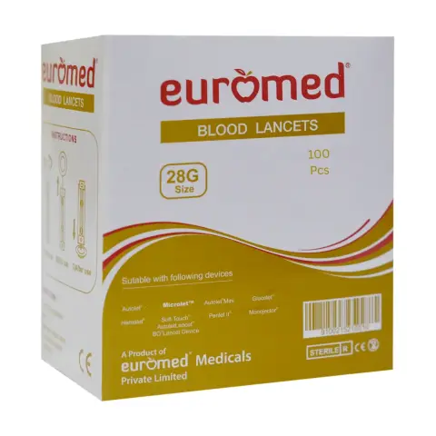 Euromed Lancets 100Pc thumbnail 1