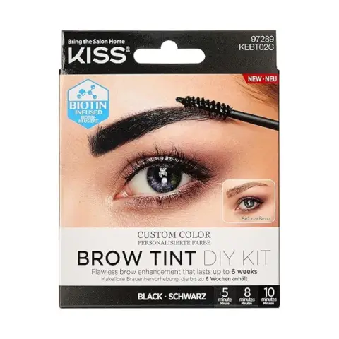 Kiss Eyebrow Tint Diy Kit Black Kebt02C thumbnail 1